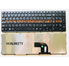 Sony Keyboard คีย์บอร์ด SVE151  SVE1512 SVE1513 ภาษาไทย อังกฤษ